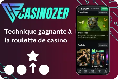 Technique gagnante à la roulette de casino
